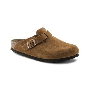 Birkenstock Boston Clog Mink Suede-Size 41 Women's 10 Men's 8